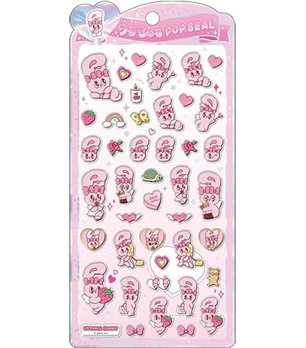 Amazon.co.jp: ティーズファクトリー エスターバニークリアステッカー